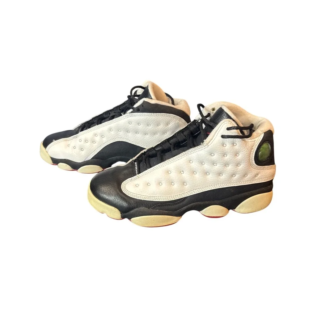Nike Air Jordan 13 XIII Retro He Got Game White Black 884129-104 Youth Shoes 6.5